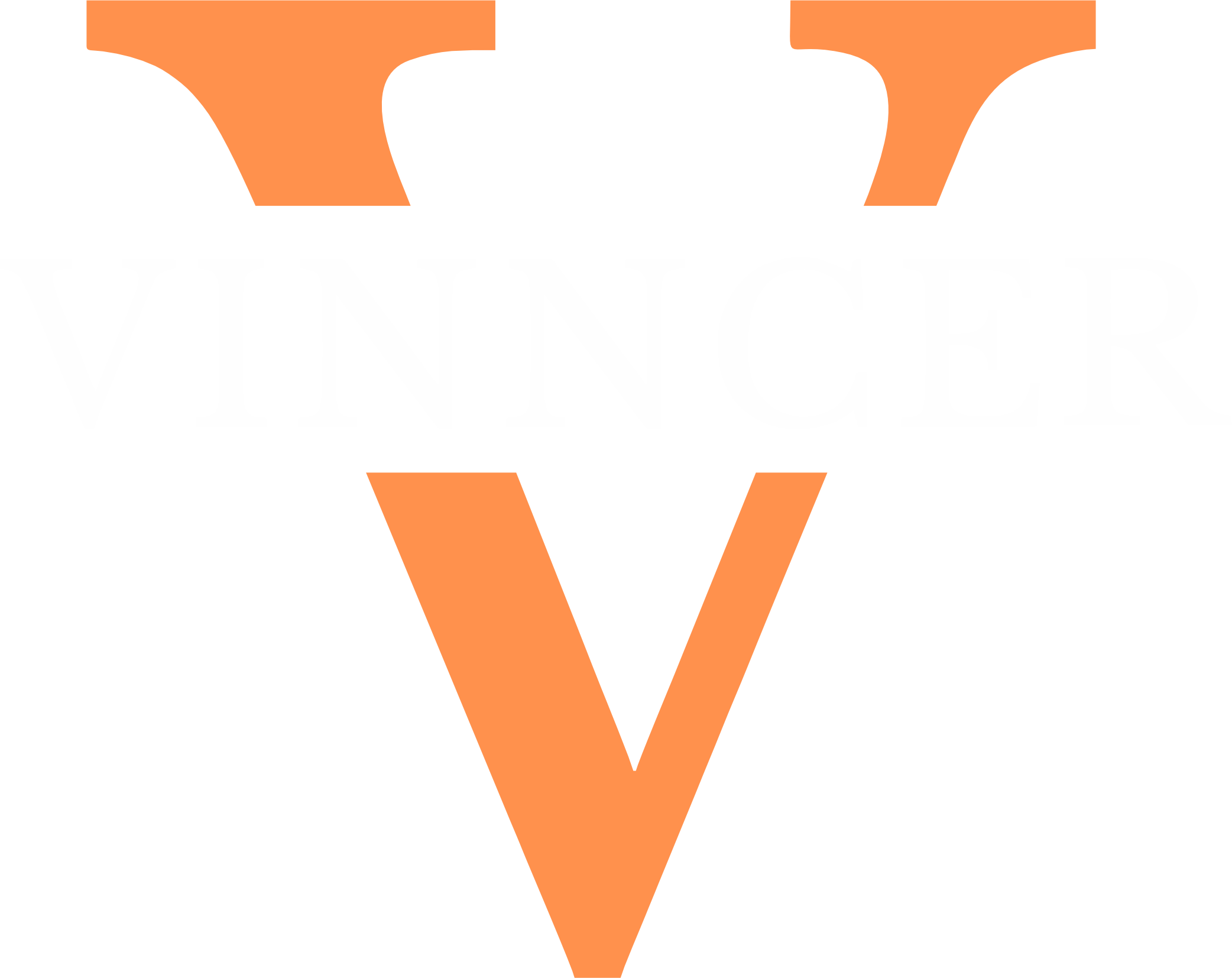 Vinncer Logo White